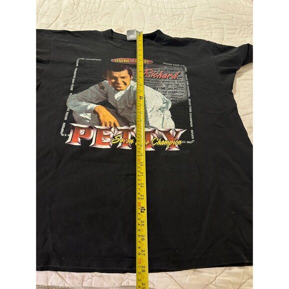 VTG 80s Richard Petty Legends & Heroes 7x Champion T-Shirt  Mens XL Cotton Read - Picture 9 of 11